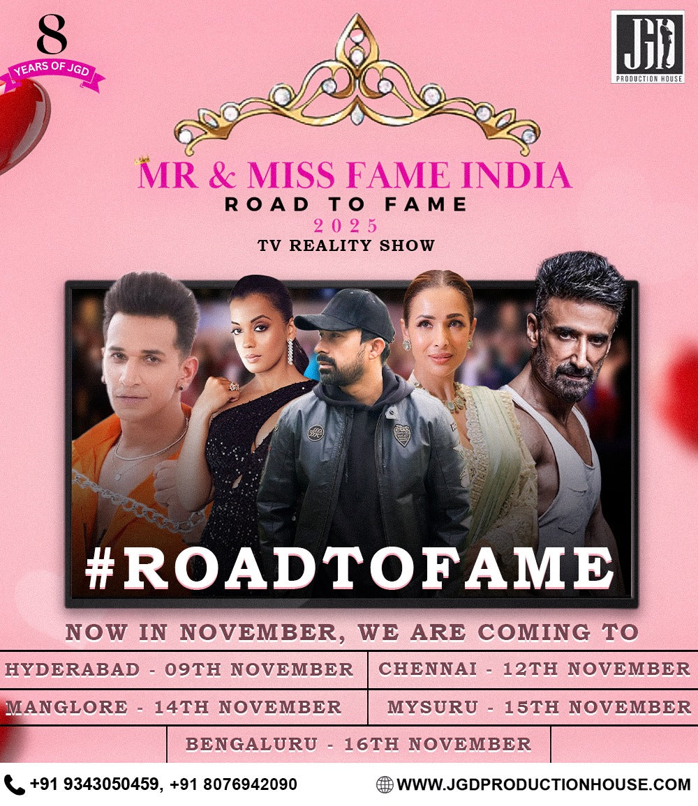 Chennai Audition   | 12th November   2025 | Register Now – Limited Entries Only!