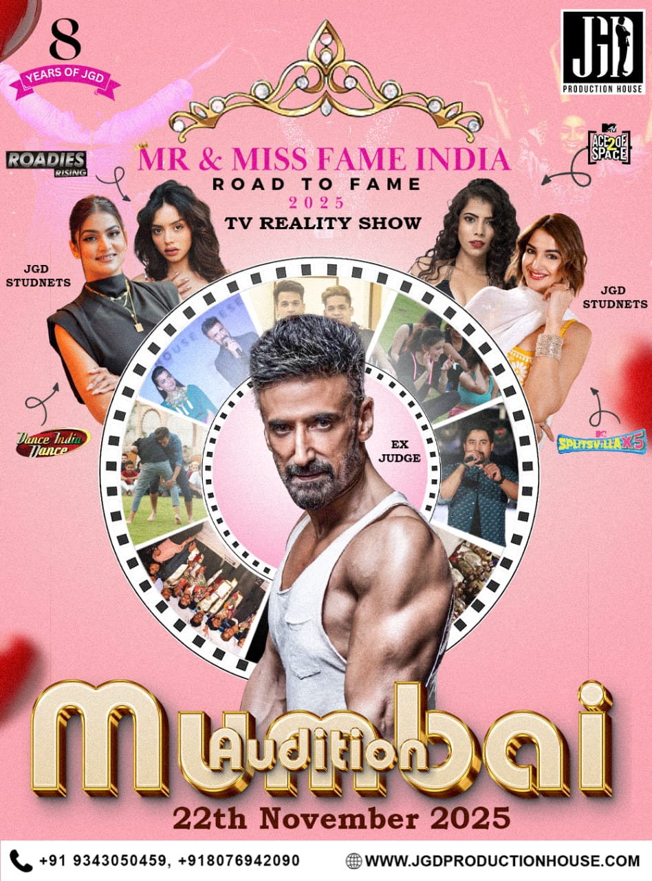 Mumbai Audition  |  29 November  2025 | Register Now – Limited Entries Only!